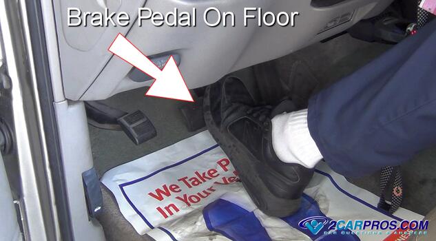 Brake Pedal Goes to the Floor guide image