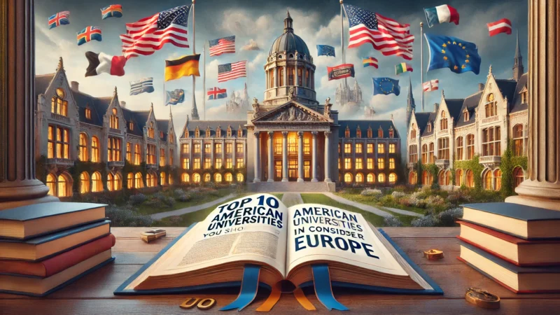 Discover the Best 10 American Universities in Europe