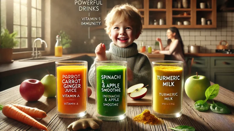 Essential Nutrition: Three Powerful Drinks to Strengthen Children’s Immunity