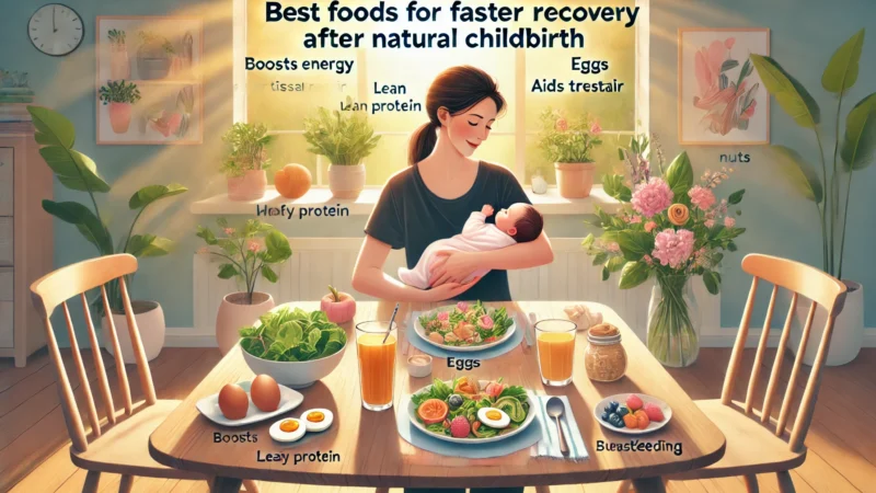 Best Foods for Faster Recovery After Natural Childbirth