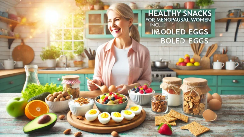 Healthy Snacks for Menopausal Women, Including Boiled Eggs